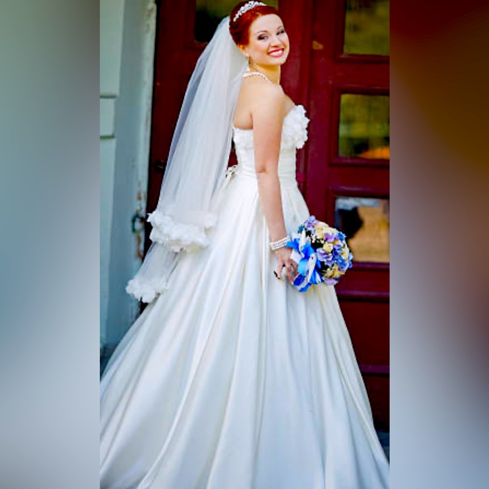 Beautiful wedding gown